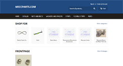 Desktop Screenshot of meccparts.com